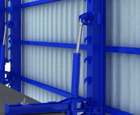 Protection Screen and Unloading Platform