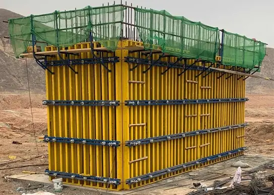 timber column formwork
