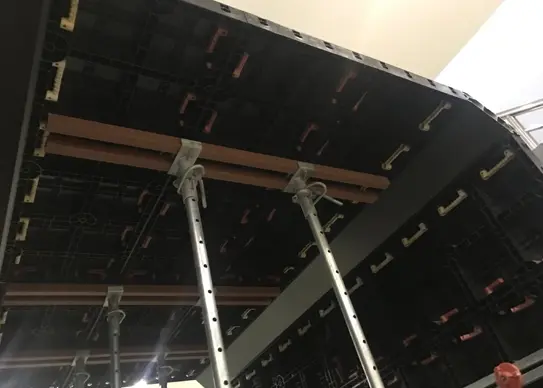 plastic concrete formwork system
