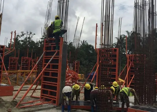 steel frame formwork
