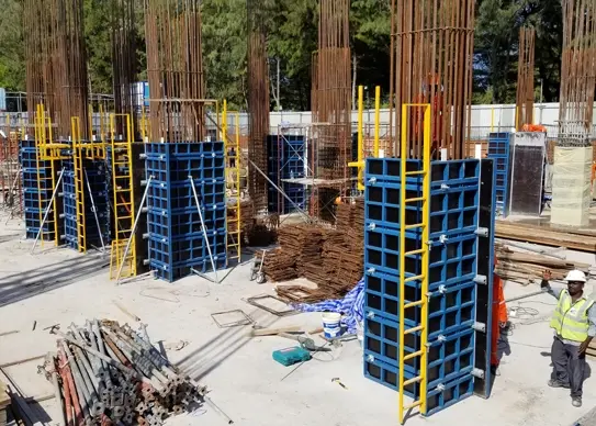 steel frame formwork
