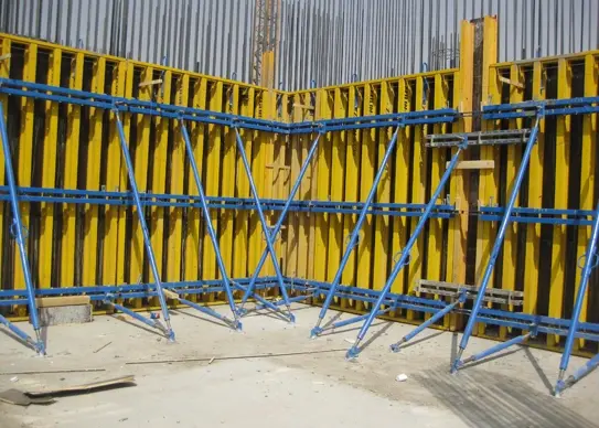 timber wall formwork
