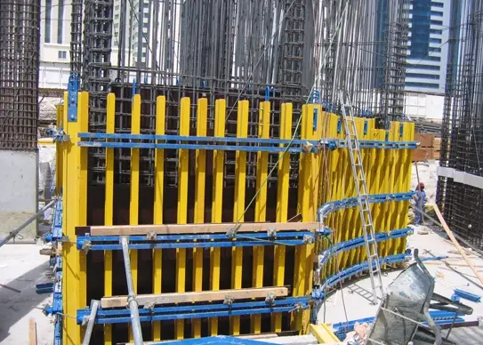 timber wall formwork
