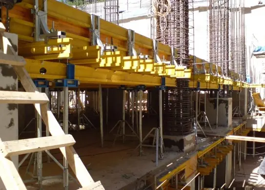 timber beam formwork
