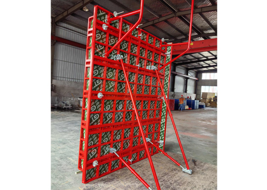 Professional steel formwork solution from Lianggong for reinforced concrete wall forming in commercial construction