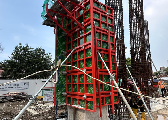 Customizable LG-SF-65 steel frame formwork for wall shuttering with strong performance and easy handling