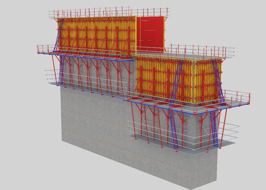 cantilever climbing formwork