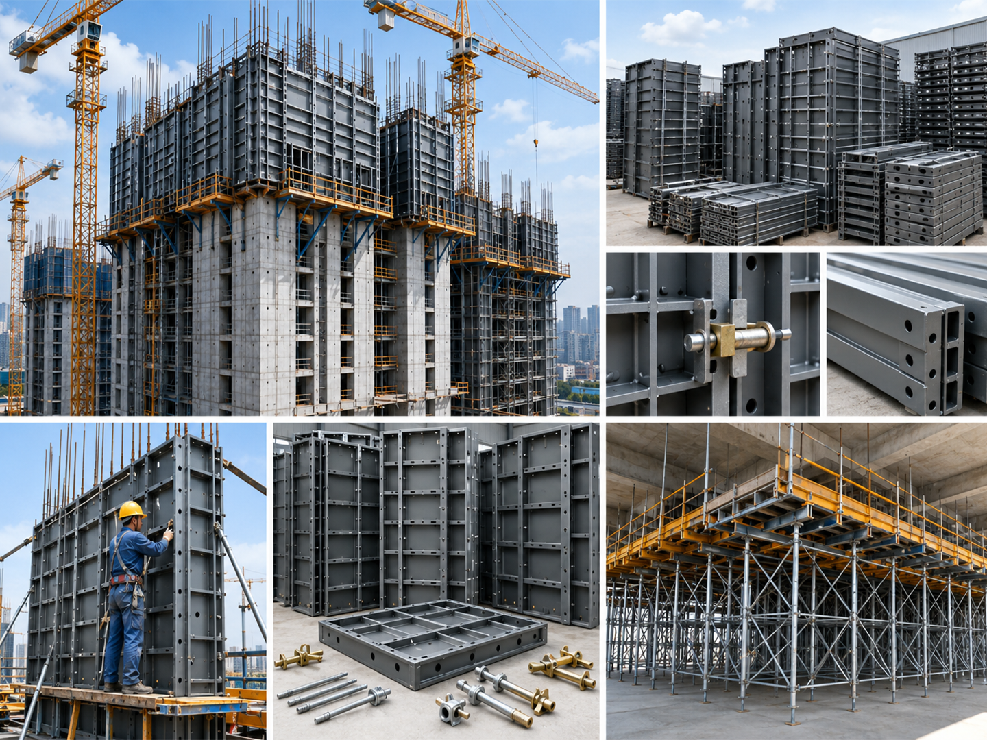 How to Select Reliable Steel Formwork and Steel Formwork Materials to Meet the Needs of Modern Concrete Formwork Engineering